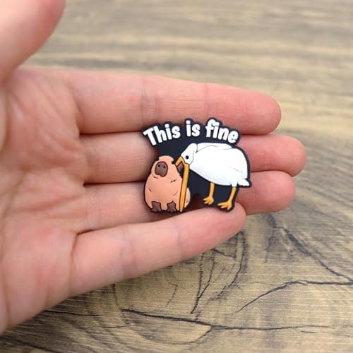 25PCS Funny Shoe Charms Set Cool Fun Accessories for Men Women Girls Boys Teens Meme Sarcastic Charm Humor Meme Silly Goose Clog Decor for Shoes Witty Goofy Hilarious Gift thumbnail 4