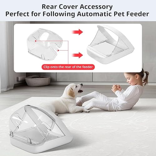 Rear Cover for Automatic Microchip Cat Pet Feeder thumbnail 4