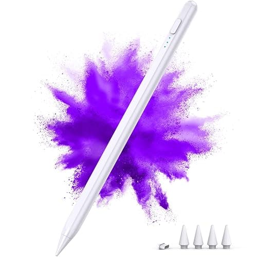 DEGGE Stylus Pen for iPad 2018-2025, 15Mins Fast Charge for Apple Pencil, Palm Rejection, Compatible with iPad A16 11/10/9/8/7/6, iPad Pro M5/M4/12.9"/11", iPad mini 7/6/5, iPad Air M3/M2/5/4/3 - Image 1