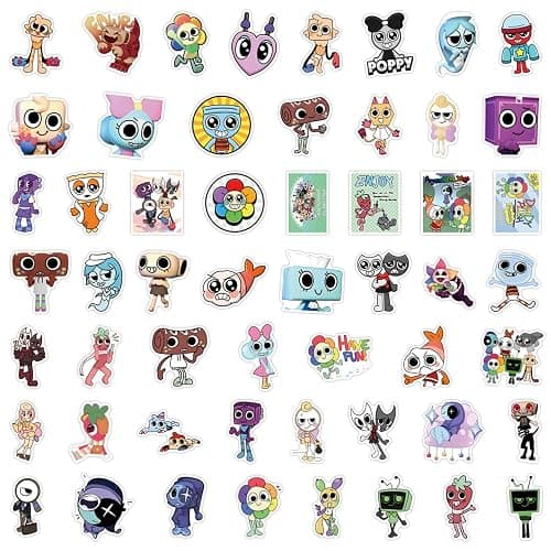 TUMAJI 110 Pcs Dandys Stickers, Cute Dandy's Stickers Vinyl Waterproof Decals for Laptop and Water Bottle, Girl Phone, Bike, Skateboard, Adults Teens Gift thumbnail 7