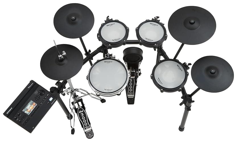 Roland TD316 V-Drums Electronic Drum Kit Bundle with Drum Throne, Audio Cable, Drumsticks, Drumstick Bag, and Austin Bazaar Polishing Cloth thumbnail 5