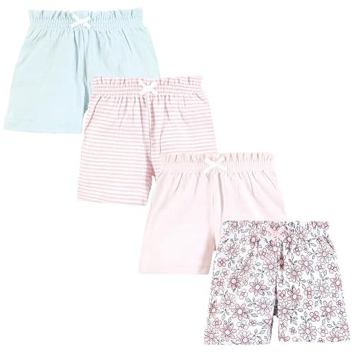 Hudson Baby Unisex Baby Shorts Bottoms 4-Pack - Image 1