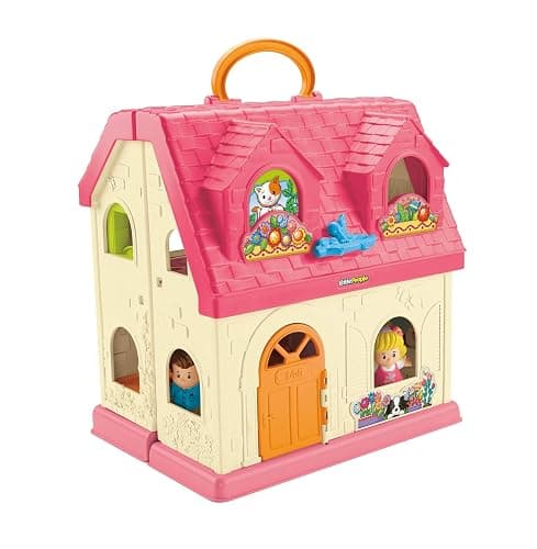 Fisher-Price Little People Toddler Toy Surprise & Sounds Home Musical Playhouse with Figures & Accessories for Pretend Play Kids Ages 1+ Years - SIOC/FFP - Home thumbnail 5