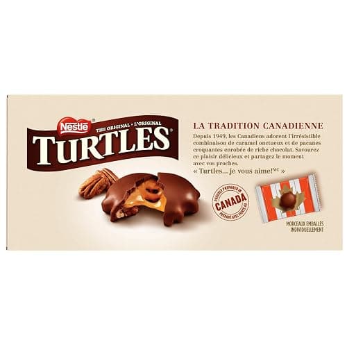 TURTLES Gift Box, Smooth Caramel & Crunchy Pecans Draped In Rich Chocolate, Prepared In Canada, Gluten-Free, 600 g thumbnail 8
