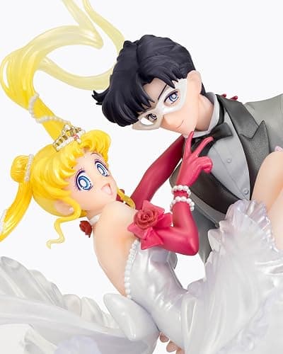 TAMASHII NATIONS - Sailor Moon - Usagi & Tuxedo Mask [Moonlight Glow Edition] FiguartsZERO chouette Collectible Figure thumbnail 9
