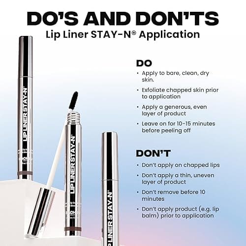 Sacheu Lip Liner STAY-N Peel Off Lip Stain — Long Lasting Waterproof Lip Tint with Hyaluronic Acid & Vitamin E — Transfer Proof Matte Finish, Vegan & Cruelty-Free (getREDy) thumbnail 10
