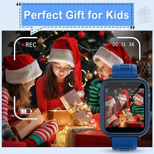 Phyulls Smart Watch for Kids with 39 Games Alarm Clock, Touchscreen, Calendaring Camera Music Player Time Display Video & Audio Recording, Toys for 3-12 Years Old Boys thumbnail 7