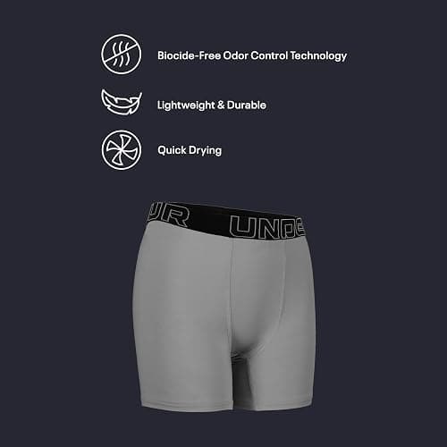 Under Armour boys Performance Boxer Briefs, Lightweight & Smooth Stretch Fit thumbnail 3
