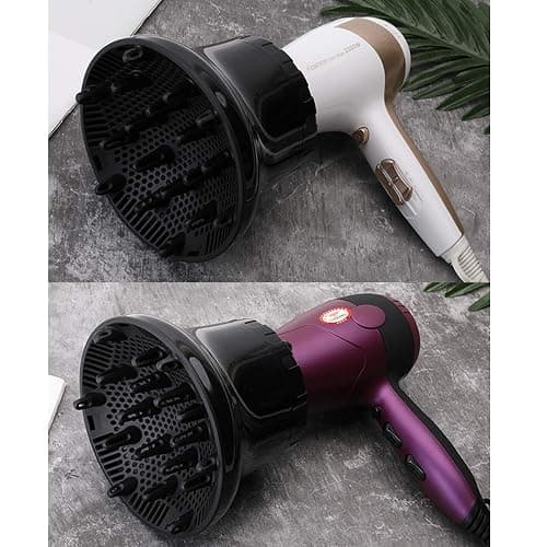 UUCOLOR Universal Hair Diffuser Suitable for 1.4 in to 2.6 in Adjustable Hair Dryer Diffuser Nozzle for Curly or Wavy Hair Styling thumbnail 9