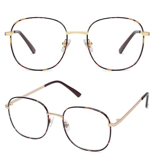 SOJOS Classic Square Blue Light Blocking Glasses for Women Men Stylish Computer Glasses SJ1137 thumbnail 2