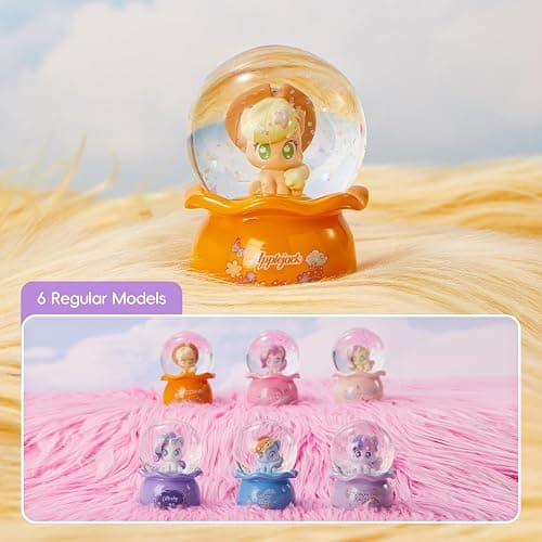 MINISO My Little Pony Crystal Ball Series Blind Box Collectible, Glittering Snow Globe Display Model for Room Decor & Birthday Gifts, Random Design (Single Box) thumbnail 8