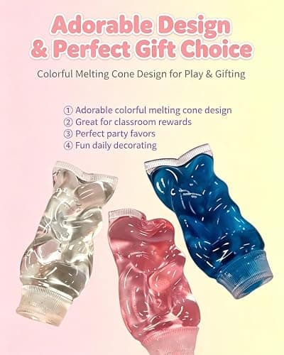 Toothpaste Squishy Toy, Cute Slow Rising Squeeze for Adults Office Home Desk, Stress Relief Sensory Toy Slow Rebound, Gift for Party Favors(Pink) thumbnail 7