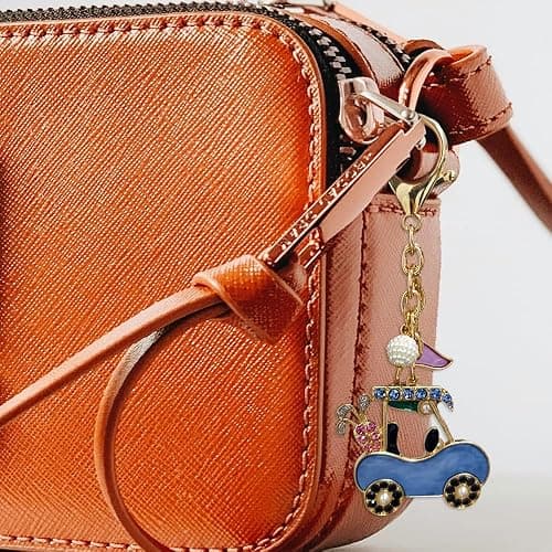Madison Tyler Western Cowboy Boots Cherry Bow Bubble Tea Strawberry Cute Keychain | Bag Charms for Handbags Purse Charms thumbnail 4