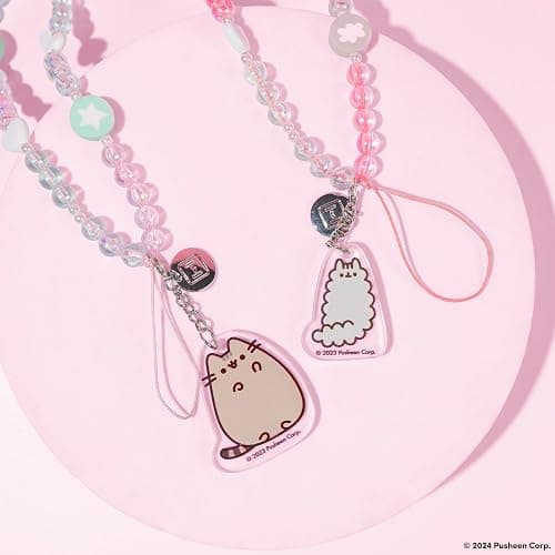 iFace Pusheen the Cat Beaded Wristlet Universal Charm Strap - Wrist Strap for Cell Phone Camera Keys AirPods thumbnail 7