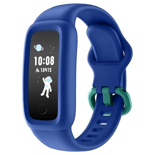BIGGERFIVE Vigor 2 Kids Fitness Tracker Watch for Girls Boys Ages 5-12, IP68 Waterproof, Activity Tracker, Pedometer, Heart Rate Sleep Monitor, Calorie Step Counter Watch - Image 1