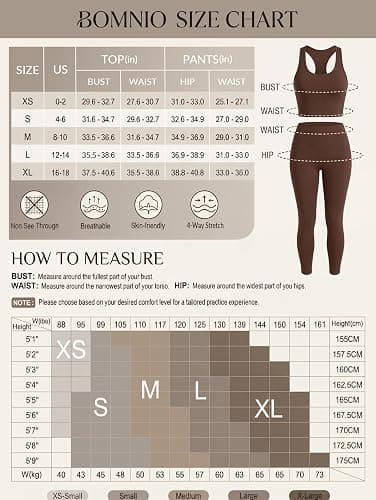 2 Piece Workout Sets for Women Racerback Tank High Waisted Pocket Leggings No Front Seam Tummy Control Butt Lifting thumbnail 6