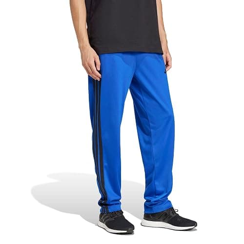 Adidas Mens 3-Stripes Tricot Open Hem Track Pants thumbnail 2