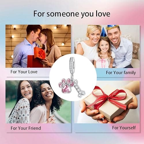 Alstiva Tiere Hase Vierblättriges Kleeblatt 925 Sterling Silber 5A Zirkonia Charm Anhänger für Armband Charm Bead Pendant für Europäische Armbänder Halsketten Schmuck Geschenk für Damen thumbnail 7