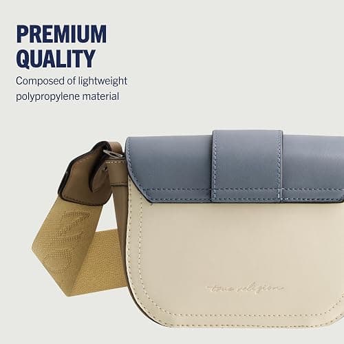True Religion Women's Crossbody Bag, Mini Flap Adjustable Shoulder Handbag Purse with Horseshoe Logo thumbnail 6