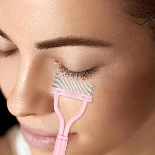 3 Pcs Eyelash Separator Tools, Washable Stainless Steel Eyelash Combs to Separate Lashes Practical Reusable Lash Comb Mascara Tool for Combing Separating Lashes thumbnail 5