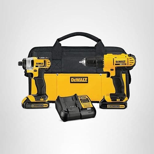 DEWALT 20V MAX Cordless Drill and Impact Driver, Power Tool Combo Kit with 2 Batteries and Charger (DCK240C2) thumbnail 10
