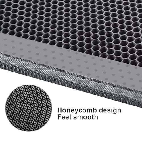 Pieviev Cat Litter Mat Double Layer Waterproof Urine Proof Trapping Mat 1 Pack (Gray, 24x15 Inch (Pack of 1)) thumbnail 6