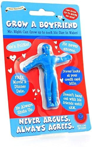 Diabolical Grow a Boyfriend - Funny Stocking Fillers & Valentines Gifts for Her - Cheap Secret Santa Gifts - Image 1