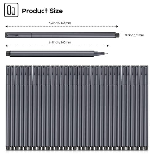 Taotree Journal Planner Pens, 24 Black Fine Point Pens, Ideal for Art, Crafts, Scrapbooks, School, Office, and More | Journaling Planner Adult Coloring Books, Fine Point Markers, Office Supplies Teacher Art Bullet Note Taking Scrapbooking thumbnail 4