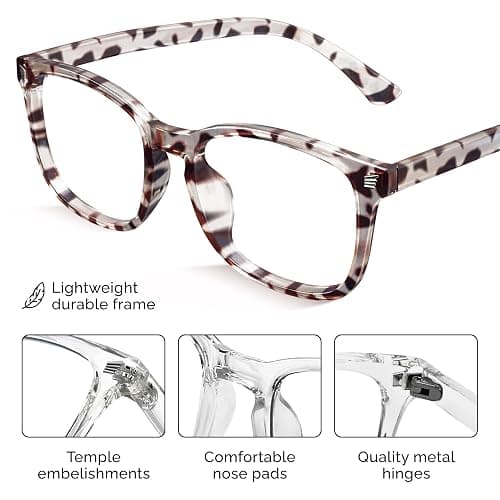 livho High Tech Blue Light Glasses - Advanced up to 99% Blue Light Blocking Computer Glasses - Screen Fatigue & UV Protection thumbnail 4