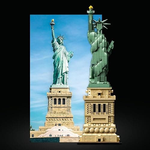 LEGO Architecture Statue of Liberty Model Kit for Adults to Build, Collectable New York Souvenir Building Set, Gift Idea for Women, Men, Her or Him, Home Decor, Creative Activity 21042 thumbnail 4
