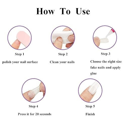 MERVF Almond Press on Nails Medium Fake Nails Brown French Tip Glue ons Fall Flower Acrylic Nail Gold Stiletto False with 3D Design Glossy 24pcs thumbnail 6