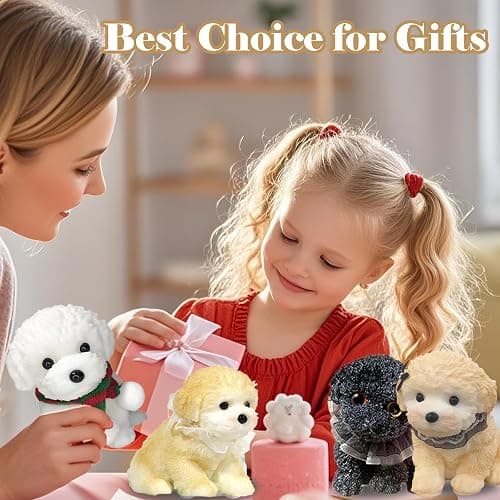 Big taba Squishy Dog, Cute Squishy Dog Stress Relief Toy for Adult/Kids, Handmade Soft Teddy Dog Design, Perfect Squeeze Toys Gift for Relaxation and Fun thumbnail 8