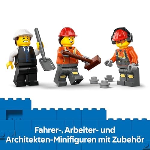 LEGO City Betonmischer - Lehrreiches Baufahrzeug Spielzeug mit 3 Minifiguren, drehbarer Trommel & Ausgießfunktion - Geburtstagsgeschenk für Jungen ab 7 Jahren - 60478 thumbnail 7