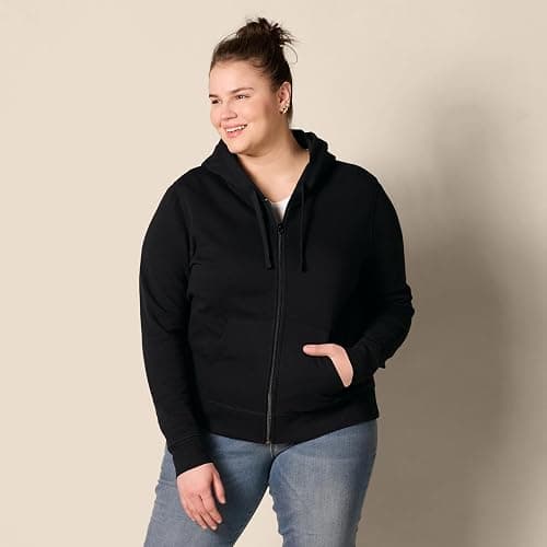 Amazon Essentials womens Fleece Full-Zip Hoodie (Available in Plus Size) thumbnail 6