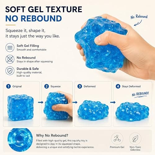 Cheese Squishy, 3in Jumbo Squeeze Soft Cheese Luck Squishy Skin Slow Rising Sensory Stress & Anxiety Relief Fidget for Adults Gift Novelty Anxiety Calming Desk Party Favors thumbnail 5