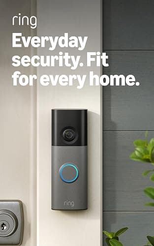 Ring Battery Doorbell 2K (newest model) Retinal 2K with wide-angle video, up to 6x Enhanced Zoom, Two-Way Talk, and Built-In Battery, Matte Mocha thumbnail 2
