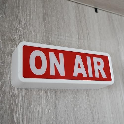 Panneau d'avertissement lumineux pour studio (à domicile/entreprise/bureau ou décoration murale) simple et facile avec interrupteur marche/arrêt thumbnail 5