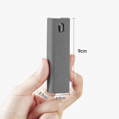 YTT Touchscreen Mist Cleaner, Screen Cleaner, for All Phones, Laptop and Tablet Screens,Two in One Spray and Microfiber Cloth (Grey) thumbnail 6