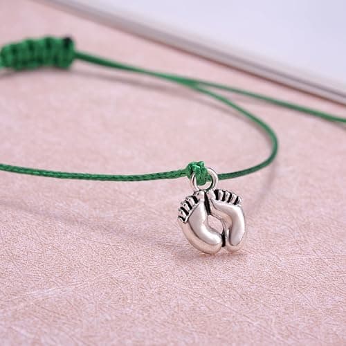 Aesnefe New Mom Wish Bracelet for Women, Mommy to Be Bracelet, Pregnancy Present, First Time Mom Wish Bracelet, Gifts for Expecting Moms thumbnail 3
