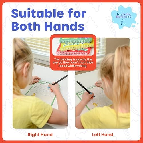 Magic Grooved Writing Practice for Kids – Reusable Grooved Handwriting Workbooks for Kids Workbook Ages 3-5, 6-8 & 8-10, Disappearing Ink & Carry Bag Letter Tracing Book, Alphabet Writing Practice Kit thumbnail 6