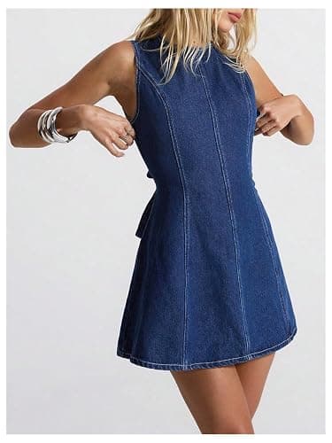 Denim Dress Bow Tie  thumbnail 4