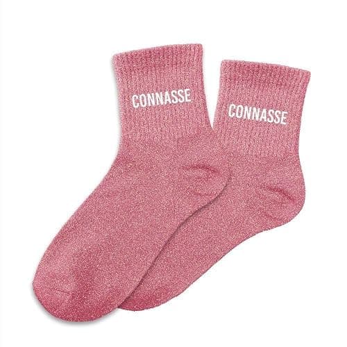 STC Chaussettes paillettes connasse - Image 1