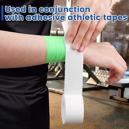 9 Pack Pre Wrap Tape, 9 Colors 2.76 Inch x 11 Yards Prewrap Athletic Tape for Hair Soccer, Pre Wrap Foam Tape, Soccer Pre Wrap Tape, Prewrap Headbands for Hair thumbnail 5
