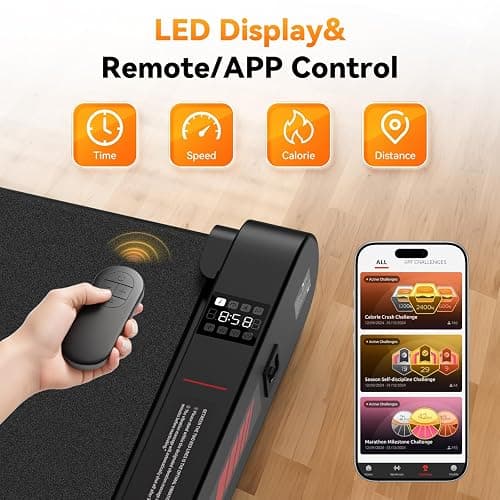Sperax 4 in 1 Walking Vibration Pad Treadmill, Walking Treadmill Pad for Home with Remote Control and APP thumbnail 4