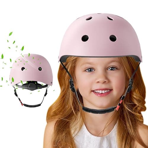 67i Kids Bike Helmet Toddler Helmets for Ages 3-8 Years Old Girls Boys Kid Adjustable Skateboard Bicycle Helmets Multi-Sport Ventilation Skateboarding Cycling Scooter Roller Skate Helmet thumbnail 8