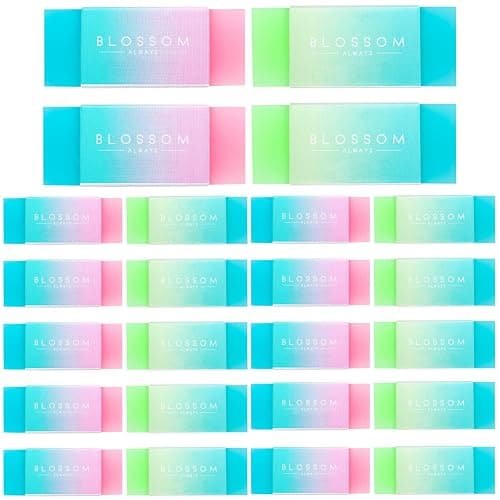 Gersoniel 24 Pcs Cute Rubber Colored Kawaii Erasers for Kids Drawing Writing Aesthetic Jelly Erasers Office School Supplies Students Artist - Image 1