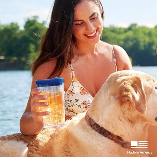 Tervis Freshwater Fish and Lures Made in USA Double Walled Insulated Tumbler Travel Cup Keeps Drinks Cold & Hot, 16oz, Classic thumbnail 13
