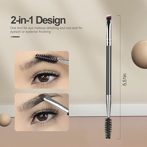 SWEET VIEW Eyebrow Brush Eyelash Separator Brow Comb & Lash Spoolie Professional Eye Makeup Tools (3 Pieces Set) thumbnail 5