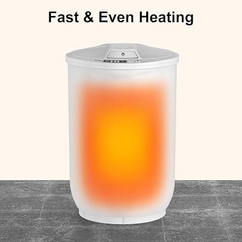 Trydow Ultra Large Capacity Towel Warmer Bucket, Rapid Heating with Timer, One-Button Digital Display Control, Safety Lock, Gifts for Him & Her, Auto Shut-Off, Fits 2 Large, Blankets, Bathrobes, PJ's thumbnail 6