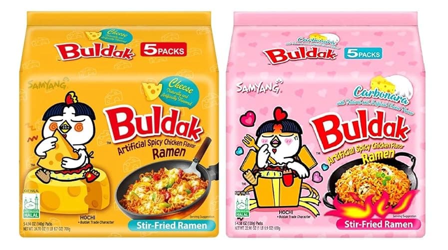 SAMYANG Hot Spicy Chicken Ramen Buldak Mix 2 x 5 Stück - Image 1